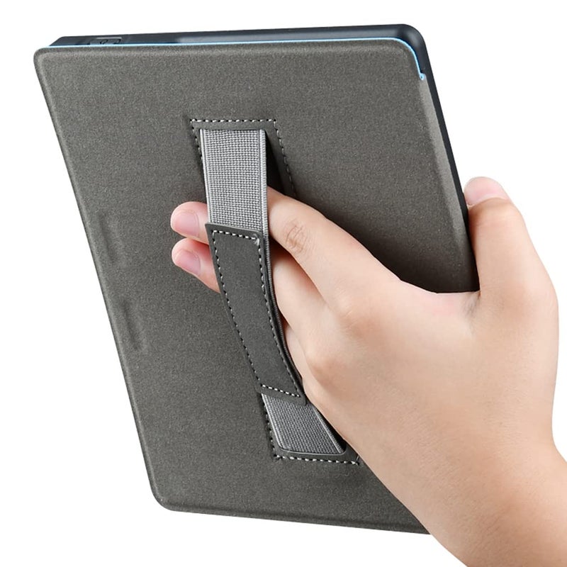 Zcooooool Kindle Oasis Fabric Cover (Hand Strap Designed) Case for 7" Kindle Oasis (10th & 9th Gen, 2019/2017) Anti-Slide Kindle Oasis Case - Image 4