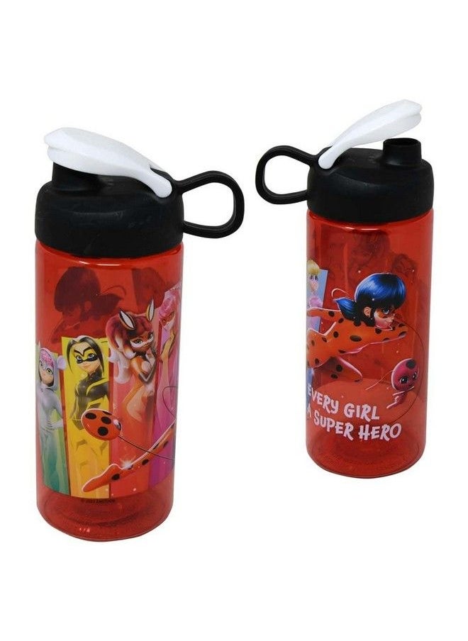 Zak Designs زجاجة سوليفان Mlbat070 من United Pacific Designs: Miraculous Ladybug سعة 16.5 أونصة  - Image 1