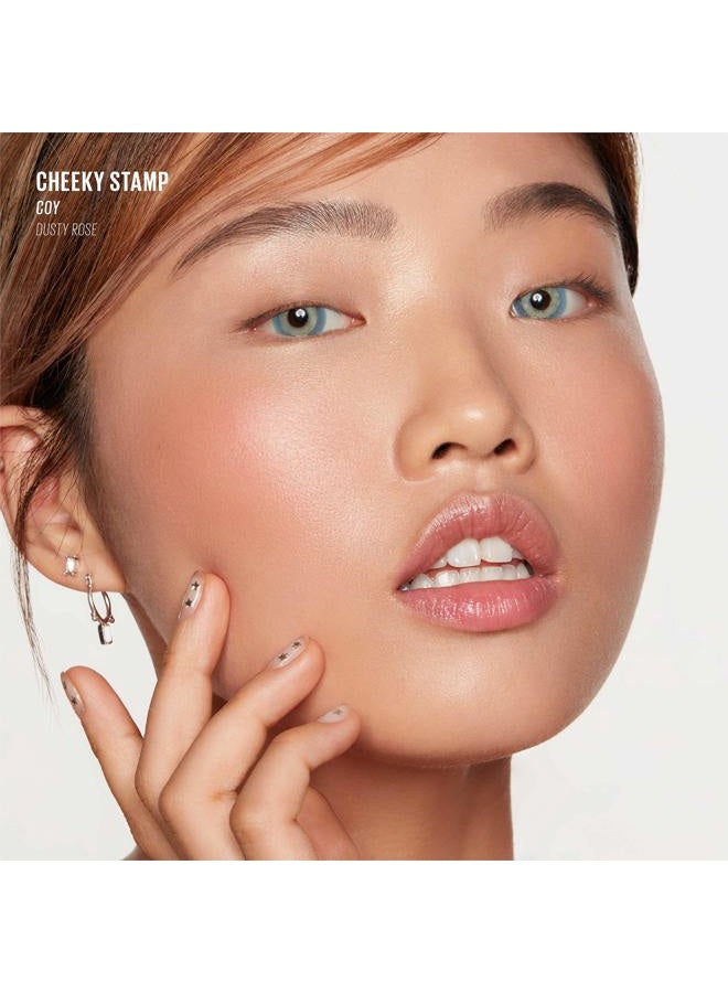 KAJA Blush - Cheeky Stamp | Gift, 7 Shades, Buildable & Blendable Shade with Heart-shaped Applicator, Rosy Finish, 01 Coy, 0.17 Oz - Image 3