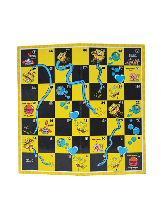 nickelodeon سبونج بوب - لعبة لوحية 2 في 1 فقاعة ونSplash ولعبة لودو للأعمار من 5 سنوات وما فوق - Image 4