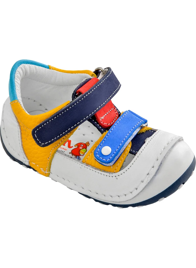 Kaptan Junior First Step Leather Baby Boy Shoes