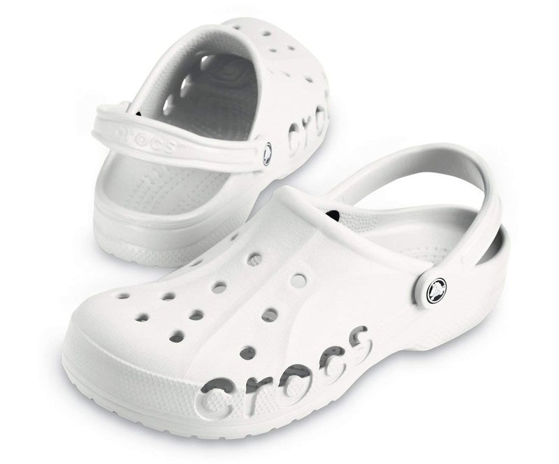Crocs Unisex Adult Bayaband White/Navy Slide-M7W9 - Image 4