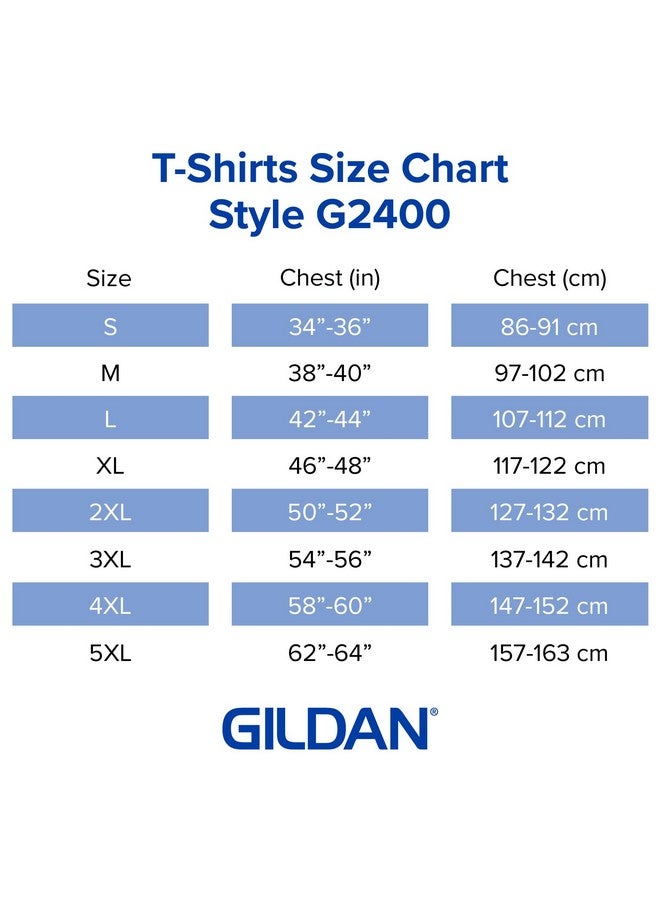Gildan Men's Ultra Cotton Long Sleeve T-Shirt, Style G2400, Multipack, Safety Green (10-Pack), Medium - Image 4