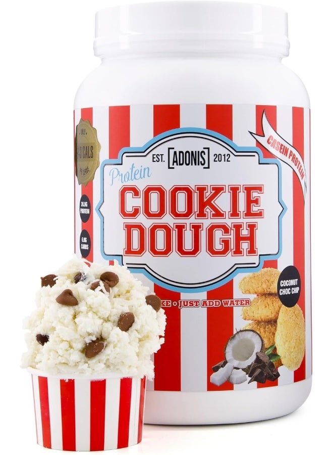 Adonis Coconut Chocolate Chip Flavor Protein Cookie Dough 1 Kg  - Image 1
