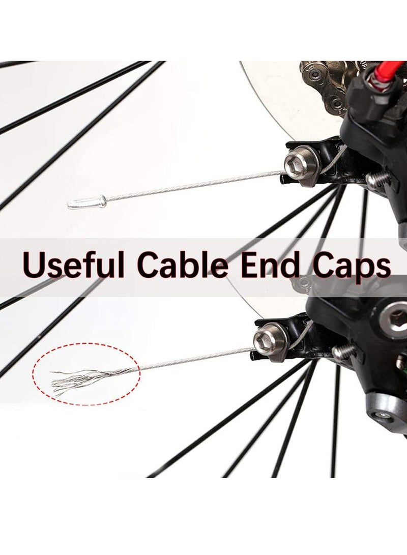 Generic Durable Alloy Bike Brake Cable Cap End Tips for Road and Mountain Bicycles with Convenient Storage Box  - Image 2