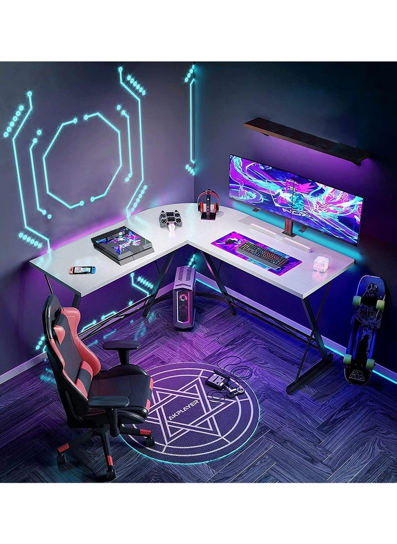 L-Shaped Home Office Table Gaming Desk Computer Desk L Desk Workstation Corner Desk