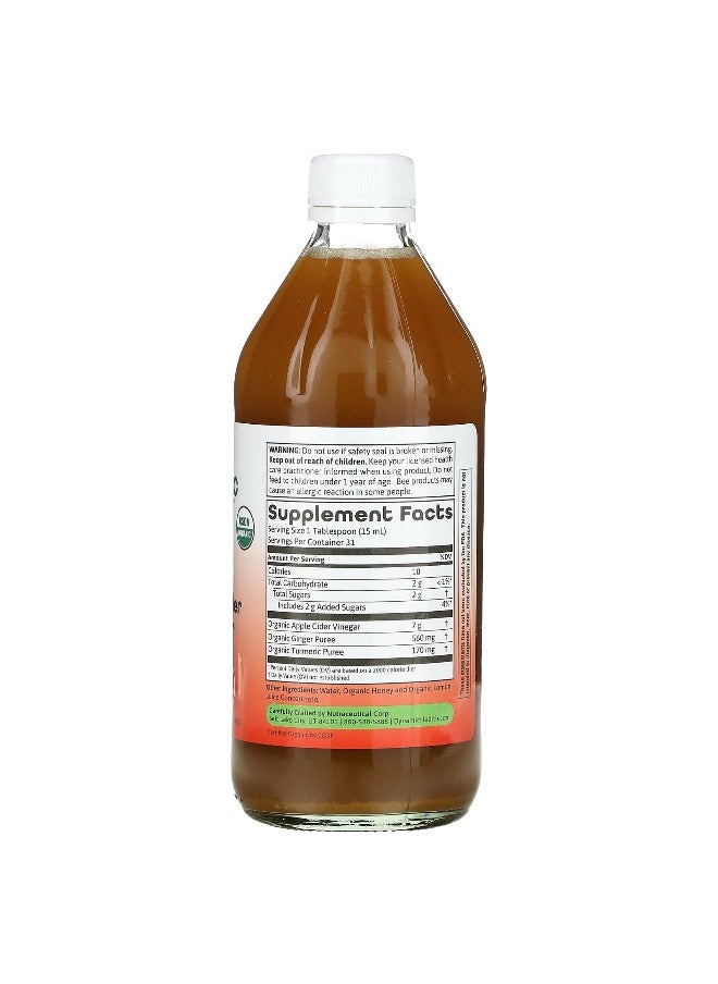 Dynamic Health Dynamic Health, Apple Cider Vinegar Detox Tonic, 16 fl oz (473 ml)  - Image 2