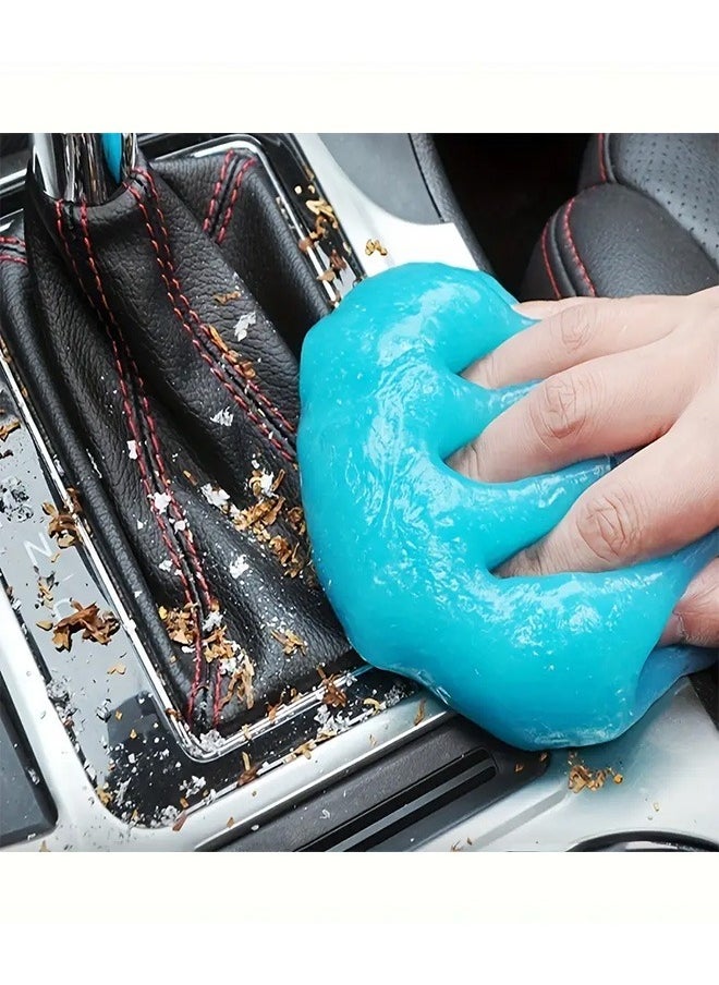 Generic Sticky Car Cleaning Gel, Environmentally Friendly Gel, Efficient Adsorption Gel Cleaner, Dust Remover Gel for Electronics,for Seats, Dashboards, Consoles, Keyboards,Laptop,Camera,Car Interior  - Image 1
