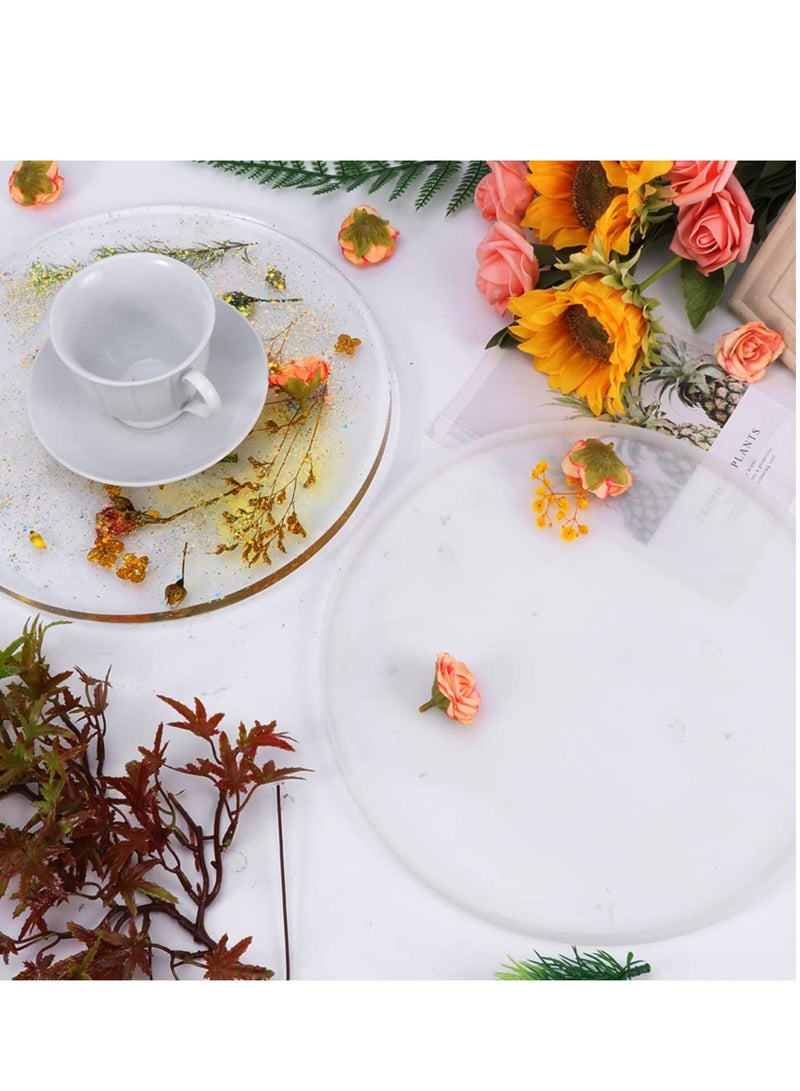 Excefore Resin Tray Molds, Silicone Tray Molds for Resin Casting, Resin Jar Mold with Lid and Grinder Mold, Large Silicone Rolling Tray, Irregular Casting Agate Epoxy Molds for DIY Crafts Making - Image 3