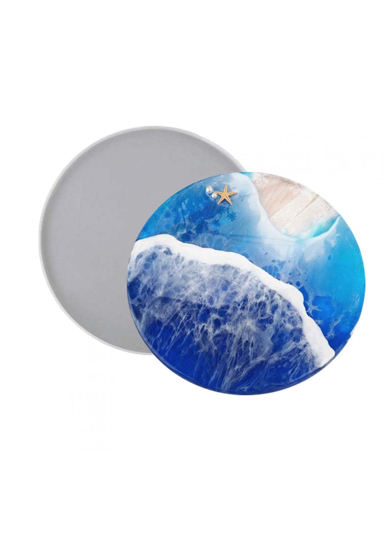 Excefore Resin Tray Molds, Silicone Tray Molds for Resin Casting, Resin Jar Mold with Lid and Grinder Mold, Large Silicone Rolling Tray, Irregular Casting Agate Epoxy Molds for DIY Crafts Making - Image 1