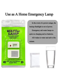 AWALOR Salt Water Lamp Emergency Lighting Outdoor Lamp No Battery Pollution-Free Environmental Protection Lighting, Suitable for Outdoor Activities  - Image 2