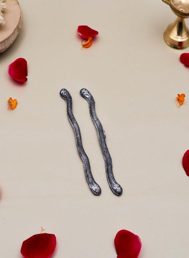 TORPPEZA Lead Ranga Snake | naag for lal kitab Red Book and Astrological Remedies (Size : 9.5cm | Pack of 07 - Image 2