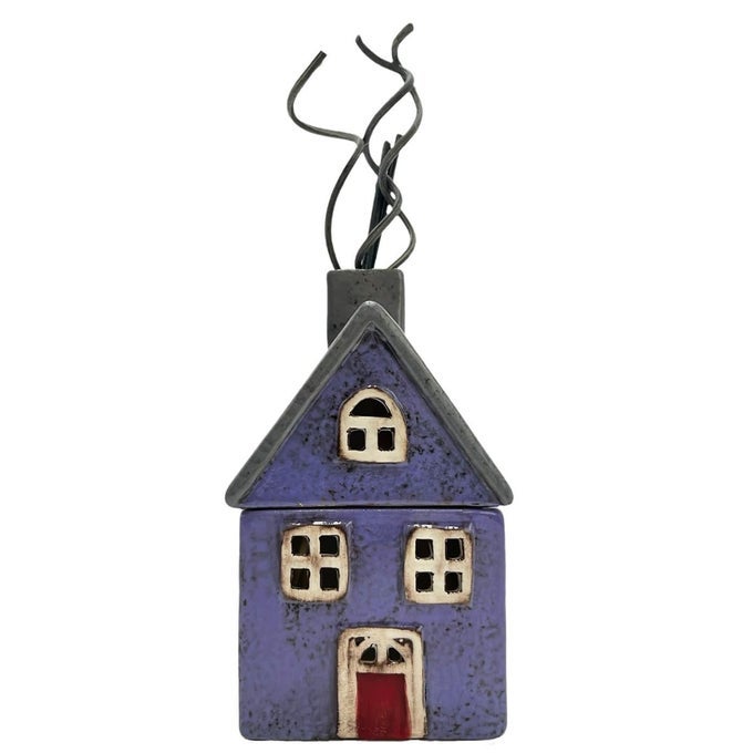 BRAMBLE HOUSE REED DIFFUSER 100ML - PURPLE & GREY WILDFLOWER GARDEN FRAGRANCE HOME VEGAN AIR FRESHENER & ELEGANT DECOR LIVING SPACE LONG-LASTING AROMA GIFT
