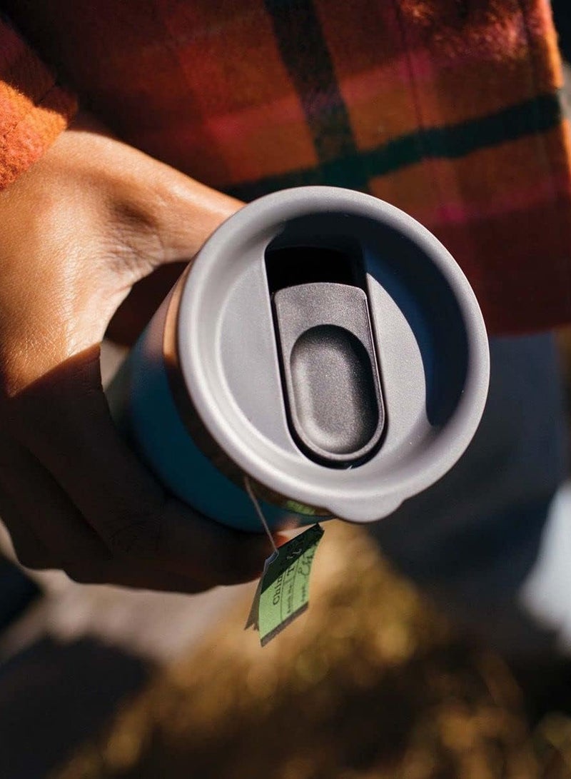 هايدرو فلاسك كوب من الفولاذ المقاوم للصدأ سعة 16 أونصة مع غطاء وعزل فراغ مزدوج الجدار - Image 5