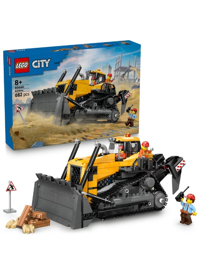 LEGO Lego City Yellow Bulldozer 60466 (682) Pieces  - Image 1