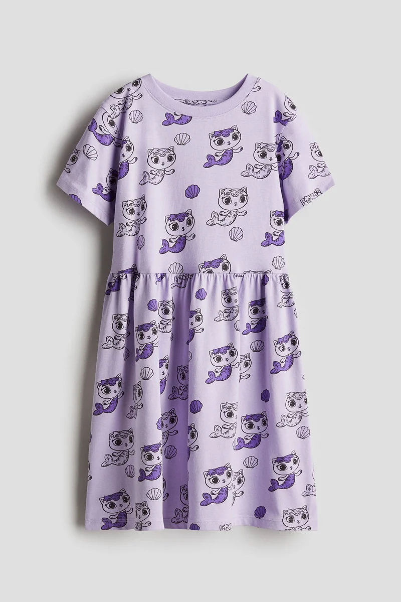 H&M Printed jersey dress
