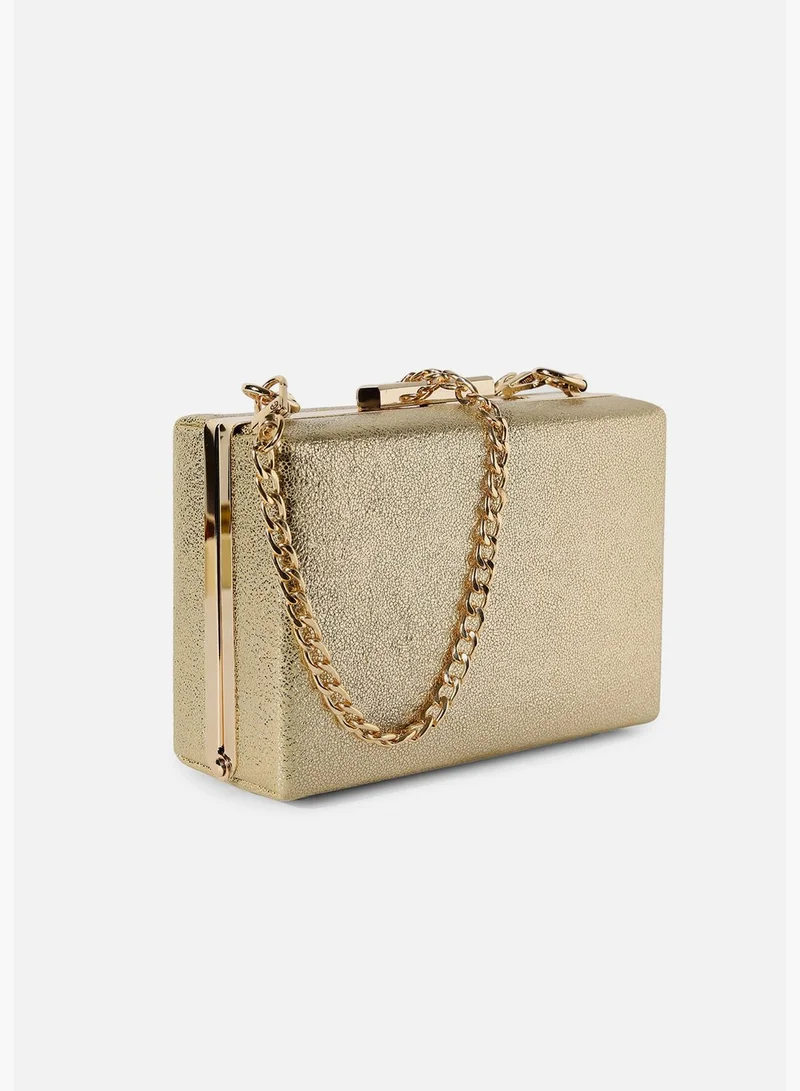 Haute Sauce Solid Party Regular Clutch Bag with Push Lock For Women