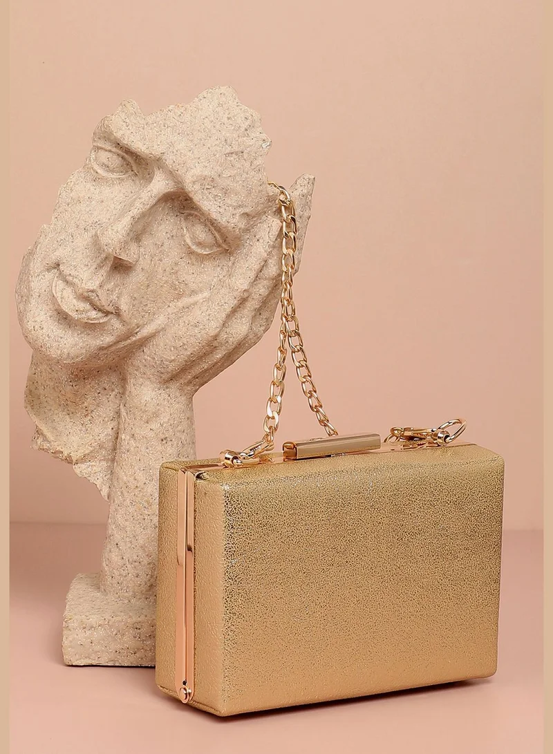Haute Sauce Solid Party Regular Clutch Bag with Push Lock For Women