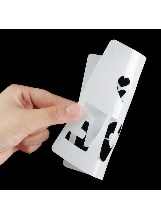 Junkin 20 Pcs Stencil For Painting Peace And Love Stencil Plastic Paint Stencils Reusable Diy Drawing Template Motivational Art Stencils For Crafts Home Decor On Wood Canvas Paper Fabric Walls Furniture - Image 3