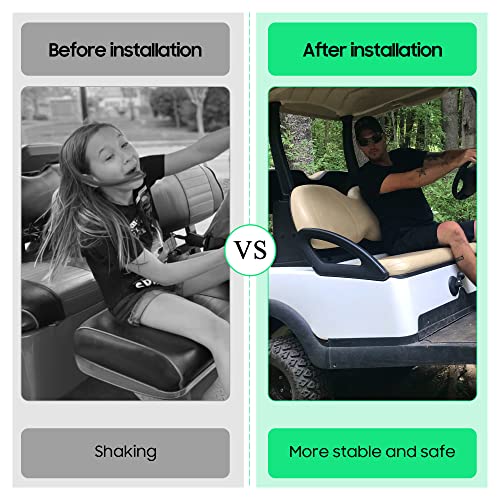 10L0L Golf Cart Arm Rest Hip Restraint for Club Car Precedent 2012-up, Driver and Passenger Side, OEM# 103833601 103833701, 1 Pair (Left + Right) - Image 3