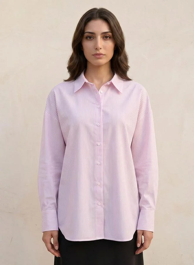 Splash FAV Basic Oxford Shirt Stripes