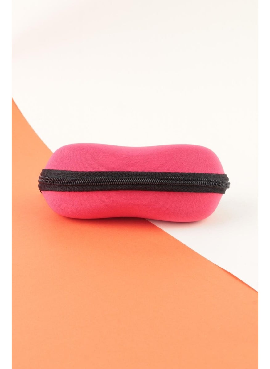 Silvio Monetti Zippered Glasses Case Red  - Image 1