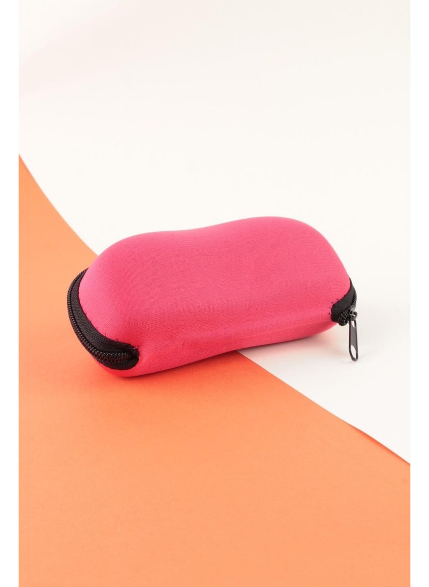 Silvio Monetti Zippered Glasses Case Red  - Image 5
