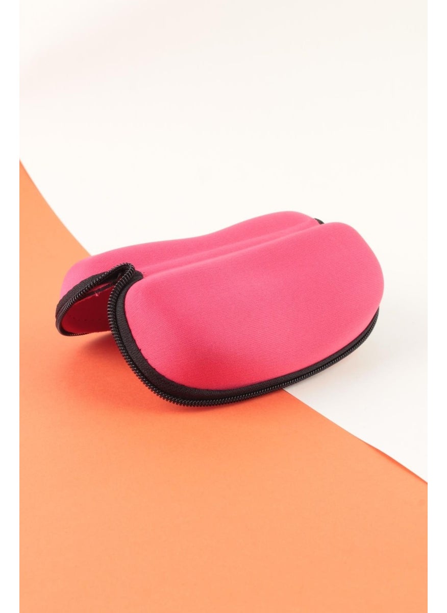 Silvio Monetti Zippered Glasses Case Red  - Image 3