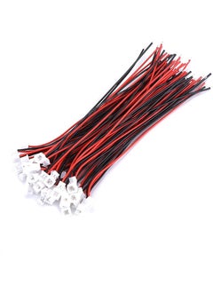 The Bros 20 Sets JST Angle Connectors, 1.25mm Terminal Wire 100MM Micro Male Female Connector 2 Pin / 3 Pin for Electrical Appliances Automobiles (2Pin male and female set)  - Image 1