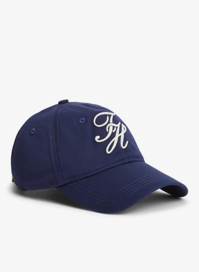 Tommy Hilfiger Yale Navy Logo Embroidery Baseball Cap for Women | Best Price UAE