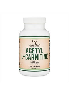 Double Wood Supplements Acetyl L-Carnitine 1,000mg Per Serving, 150 Capsules  - Image 1