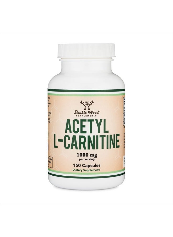Acetyl L-Carnitine 1,000mg Per Serving, 150 Capsules