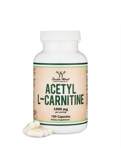 Double Wood Supplements Acetyl L-Carnitine 1,000mg Per Serving, 150 Capsules  - Image 4