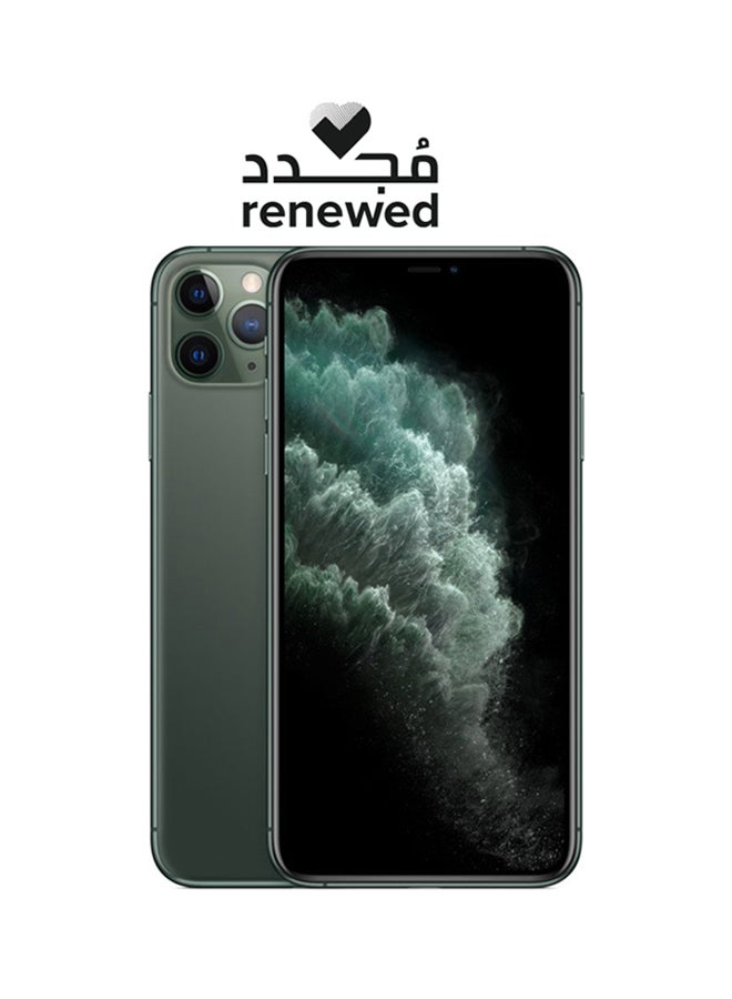 Apple Renewed - iPhone 11 Pro Max Dual SIM With FaceTime Midnight Green 256GB 4G LTE - HK Specs - Image 1
