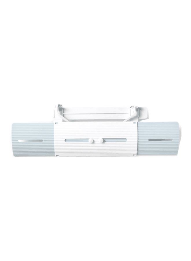 NIBEMINENT Retractable Air Conditioner Deflector Blue/White - Image 1