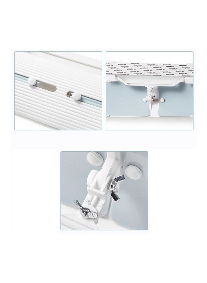 NIBEMINENT Retractable Air Conditioner Deflector Blue/White - Image 3