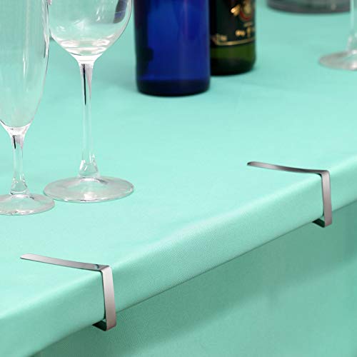 Ponure 12 Pack Tablecloth Clips - Heavy Duty Picnic Table Clips, Stainless Steel Table Cloth Cover Clamps, Table Cloth Holders Ideal for Restaurant Picnics Marquees Weddings Graduation Party - Image 4