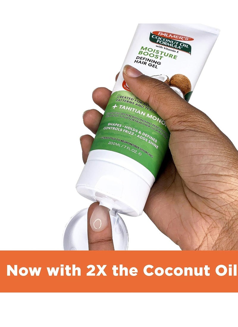 PALMER'S - Coconut Oil Natural Hold Flax Seed Gel 200 ML - Image 1