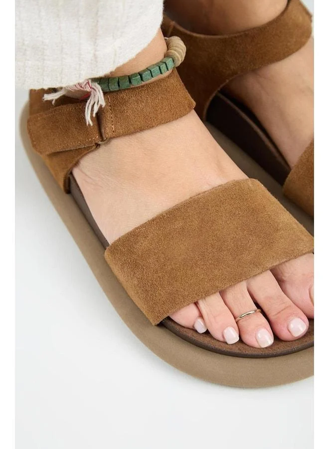 Manijero  Bronx Women's Genuine Leather Strappy strap Taba Sandal. for Women | Best Price UAE