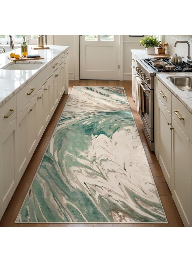 Runner Rug for Hallways Indoor/Outdoor Rectangular, 0.25cm Thick Dahr Dots Non Slip Easy to Clean, Perfect for Living Room, Dining Room, Hallway, Living Room, Dining Room, Runner - Image 3