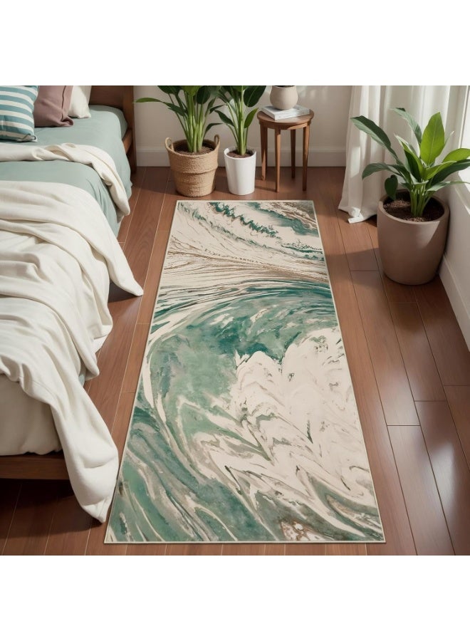 Runner Rug for Hallways Indoor/Outdoor Rectangular, 0.25cm Thick Dahr Dots Non Slip Easy to Clean, Perfect for Living Room, Dining Room, Hallway, Living Room, Dining Room, Runner - Image 1