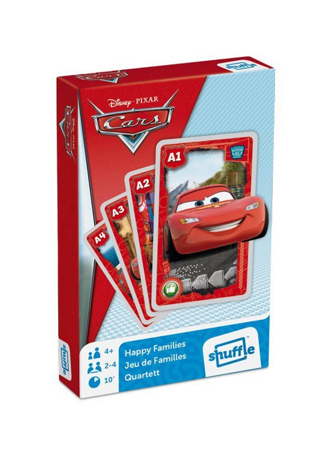 NIBEMINENT 32-Piece Disney Cars Happy Families Card Game - Image 1
