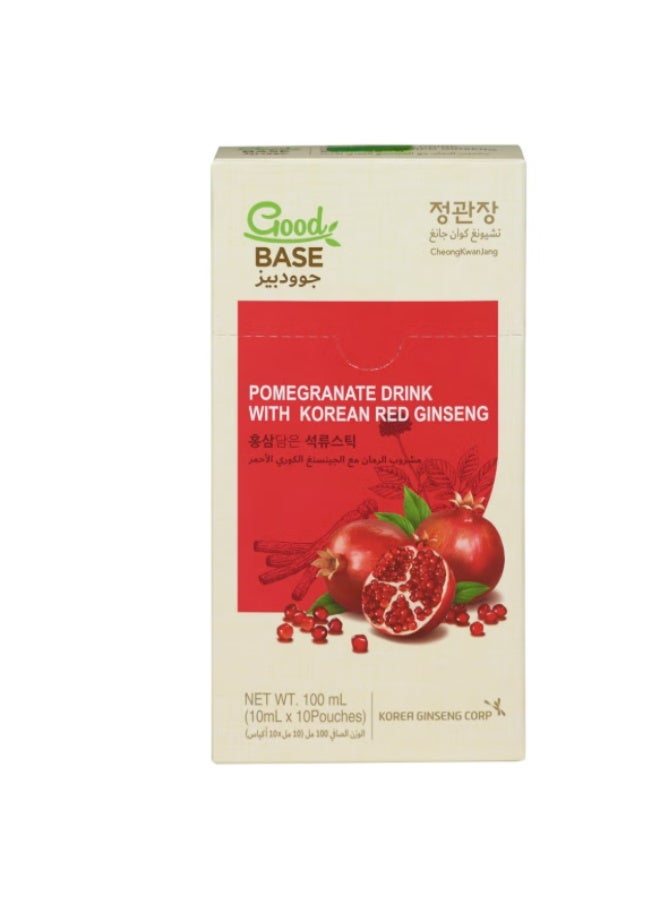 تشونغ كوان جانغ 100% من الجينسنغ الأحمر الكوري مع الرمان يدعم صحة القلب والمناعة غني بمضادات الأكسدة ومضاد للشيخوخة 3 علب، 10 أكياس في كل علبة - Image 3