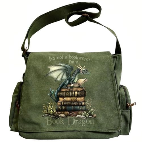 CHICGLOW Personalized Pattern Messenger Bag Cute Canvas Crossbody Bags Women/Men Shoulder Handbags Hobo Purses with Pockets - Image 1