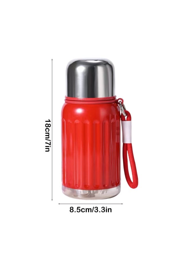 MDHL MDHL Insulated Stainless Steel Coffee Mug - 800ml - Portable Thermos Flask for Hot & Cold Drinks, Red - Image 5