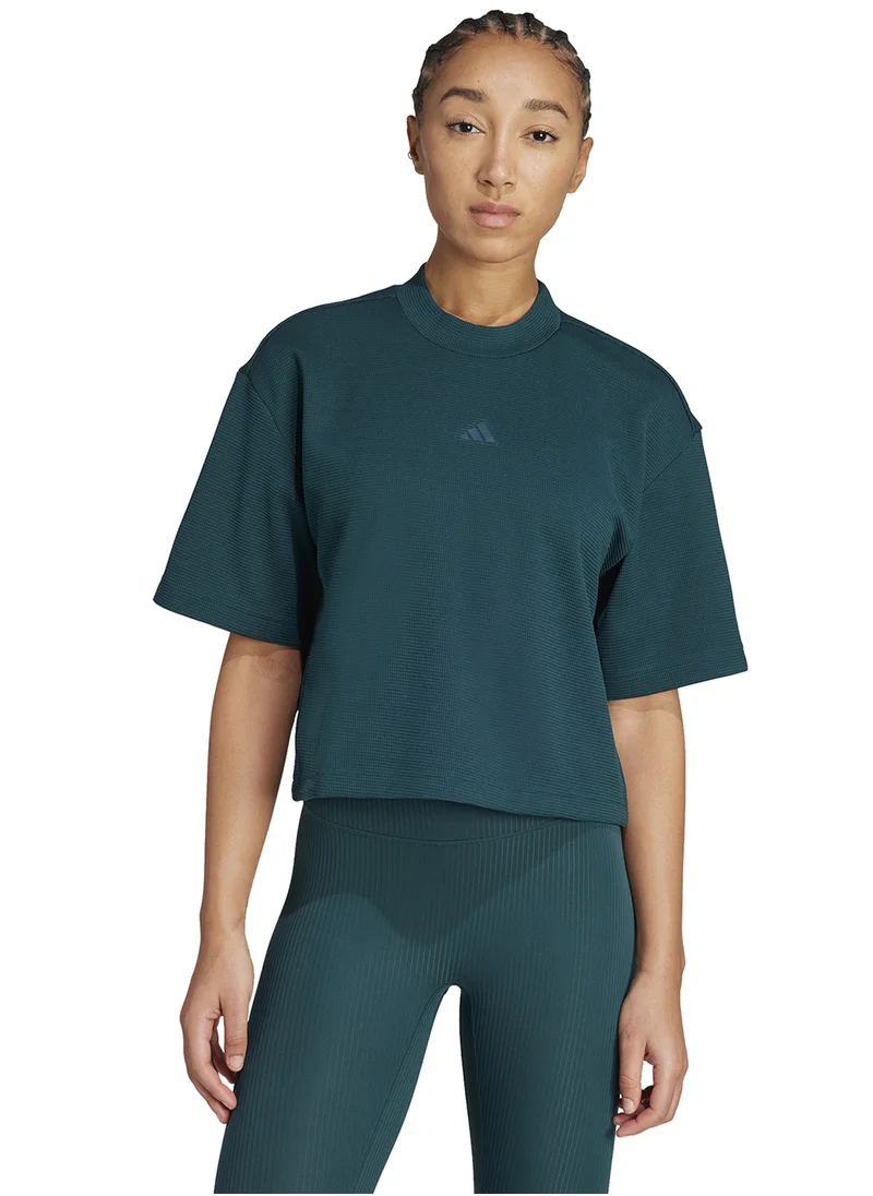 Adidas Yoga Motion Waffle T-Shirt