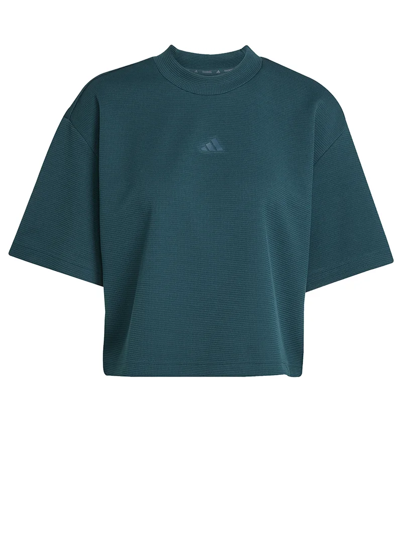 adidas تيشيرت يوجا موشن وافل