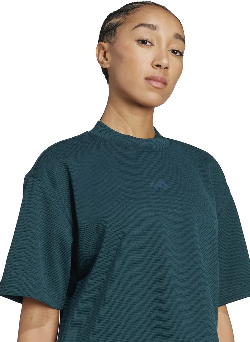 adidas تيشيرت يوجا موشن وافل