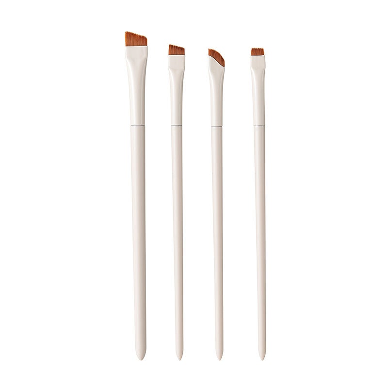 Porcelain White Fine Angled Eye Liner & Eyebrow Brush - Image 5