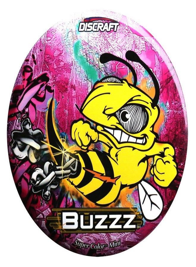 Discraft Supercolor Mini Buzzz Disc Golf Mini Marker and Sport Disc - Red